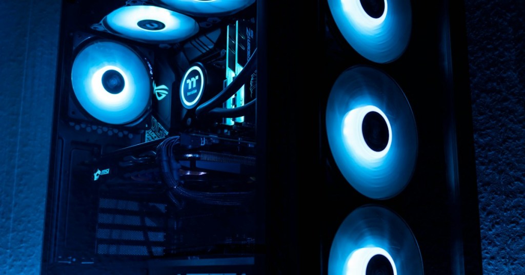 Realistic close-up of computer motherboard and processor hardware representing CPU interrupts and interrupt requests.