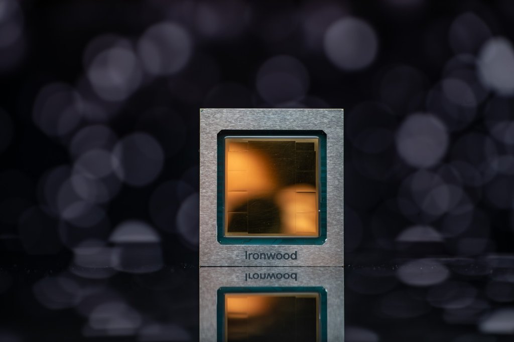 Google Cloud official photograph of the Ironwood TPU accelerator
