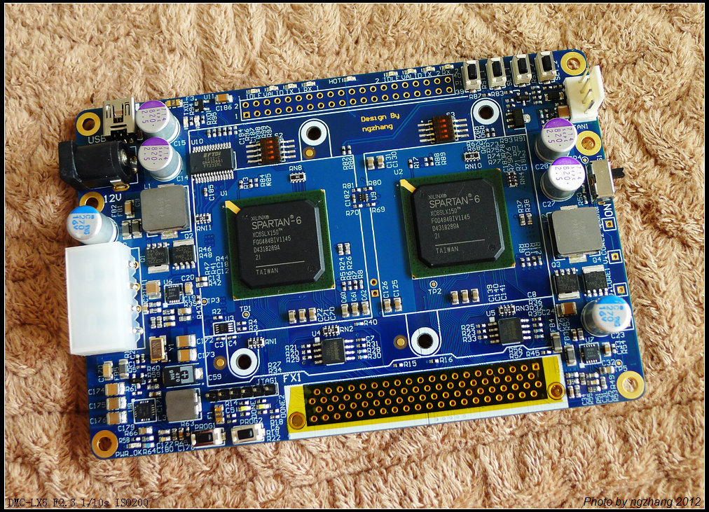 Lancelot-A dual Spartan-6 FPGA board used for early Bitcoin mining hardware experiments.