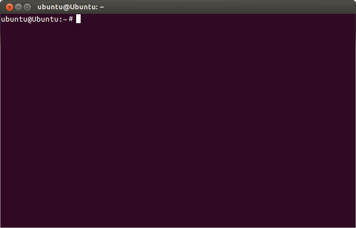 Linux GNOME Terminal window running with root privileges.