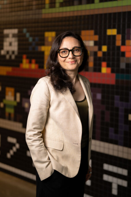 Maria Angelidou-Smith, the incoming CEO of Mojang and Minecraft, photographed by Xbox.