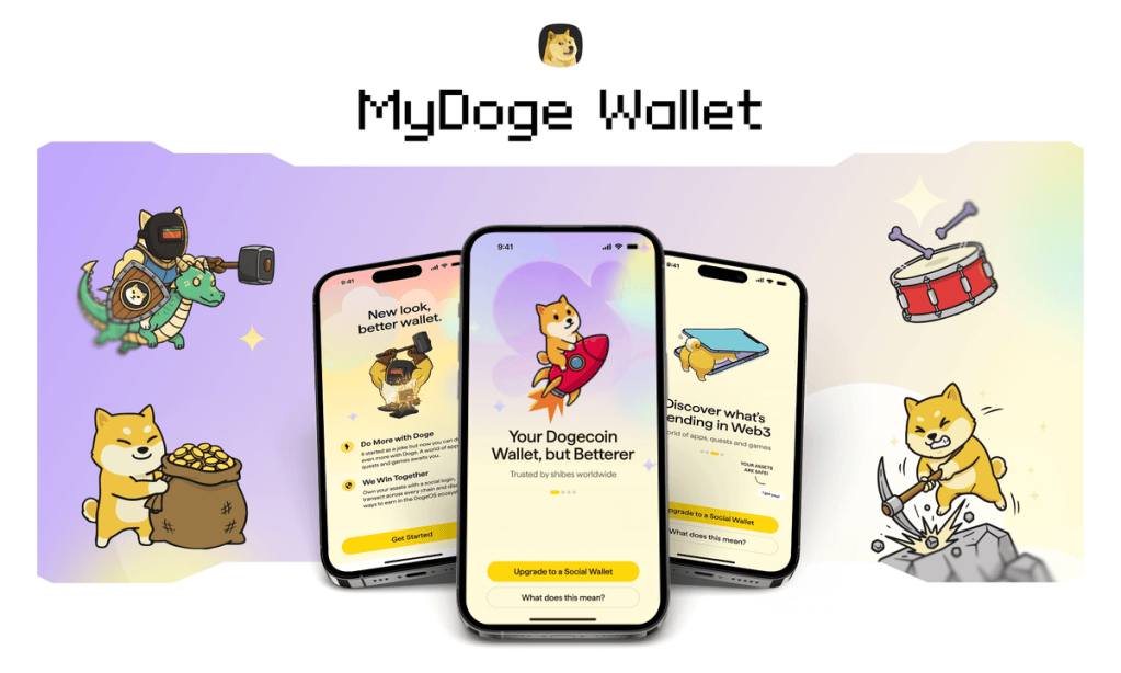 Dogecoin Gets Apps as MyDoge V3 Connects to&nbsp;DogeOS