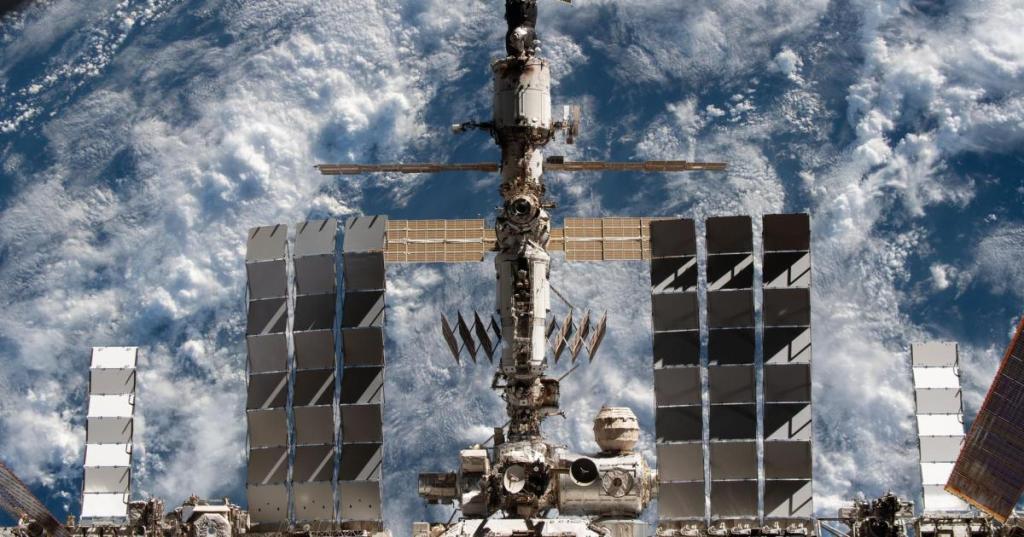 International Space Station above Earth as NASA opens competition for the commercial orbital stations that will follow it