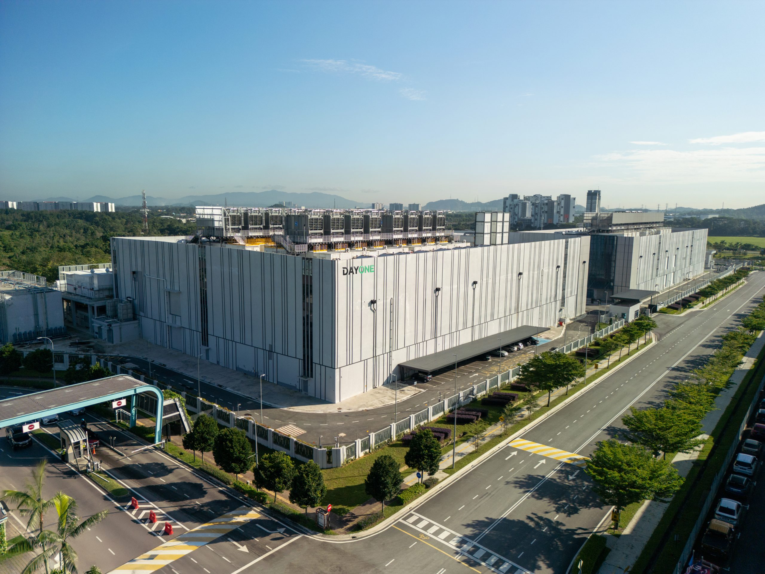 Actual DayOne Nusajaya Tech Park data center buildings in Johor, Malaysia