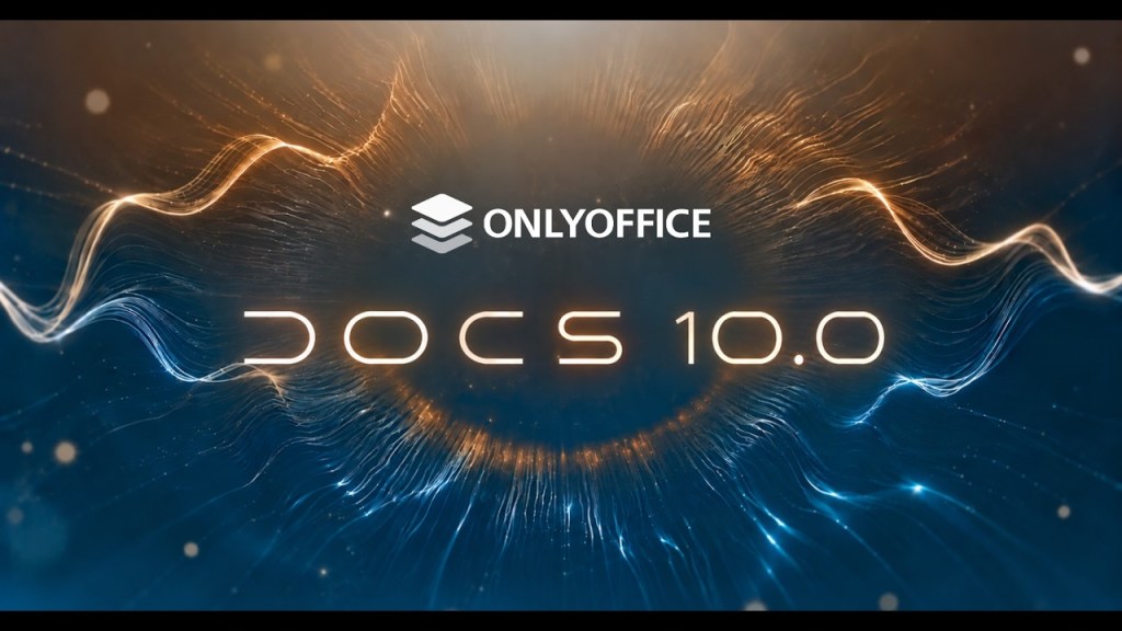 Official video thumbnail for the ONLYOFFICE 10 release presentation.