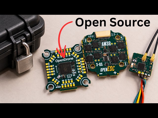 OpenDrone open-source drone hardware featured in official launch video