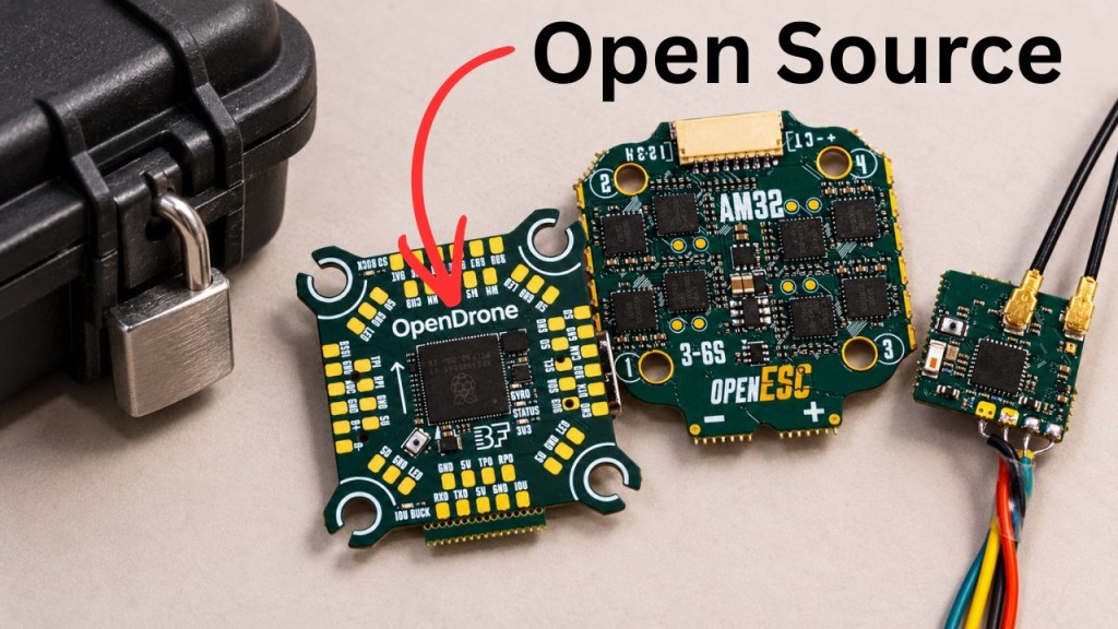 OpenDrone open-source drone hardware launch
