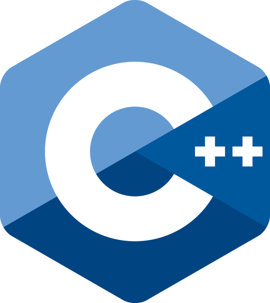 C++ programming language logo.