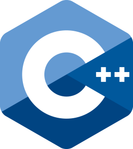 Blue C++ programming language logo
