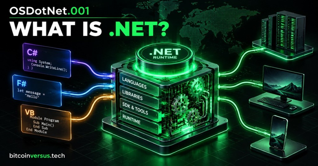 OSDotNet.001: What Is .NET? The Platform, Runtime, SDK, and&nbsp;Libraries