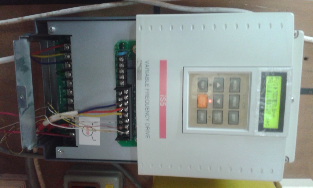 Industrial variable frequency drive unit.