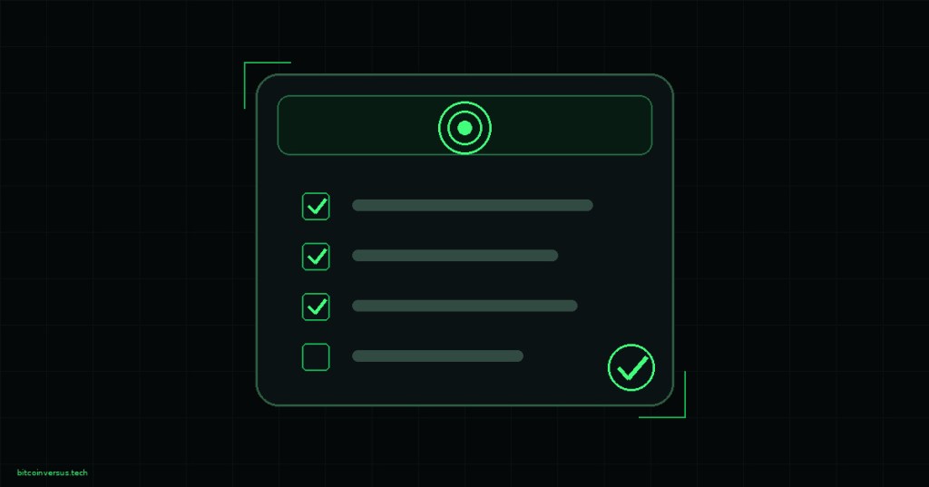 Dark technical cover showing a single clear work-expectation checklist with completion marks and a target symbol