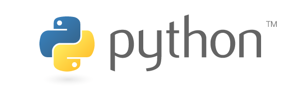 Official Python programming language logo.