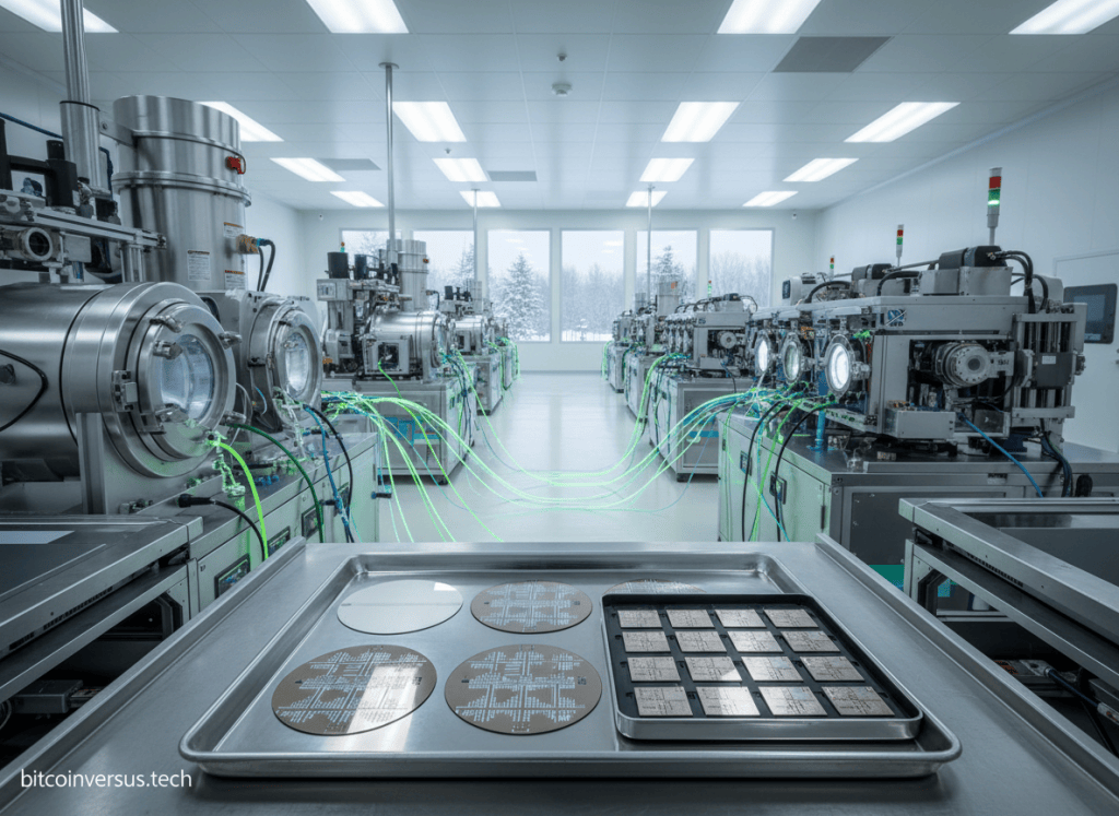 A U.S. quantum semiconductor foundry with wafer fabrication, superconducting devices, photonics hardware, and advanced cleanroom equipment.