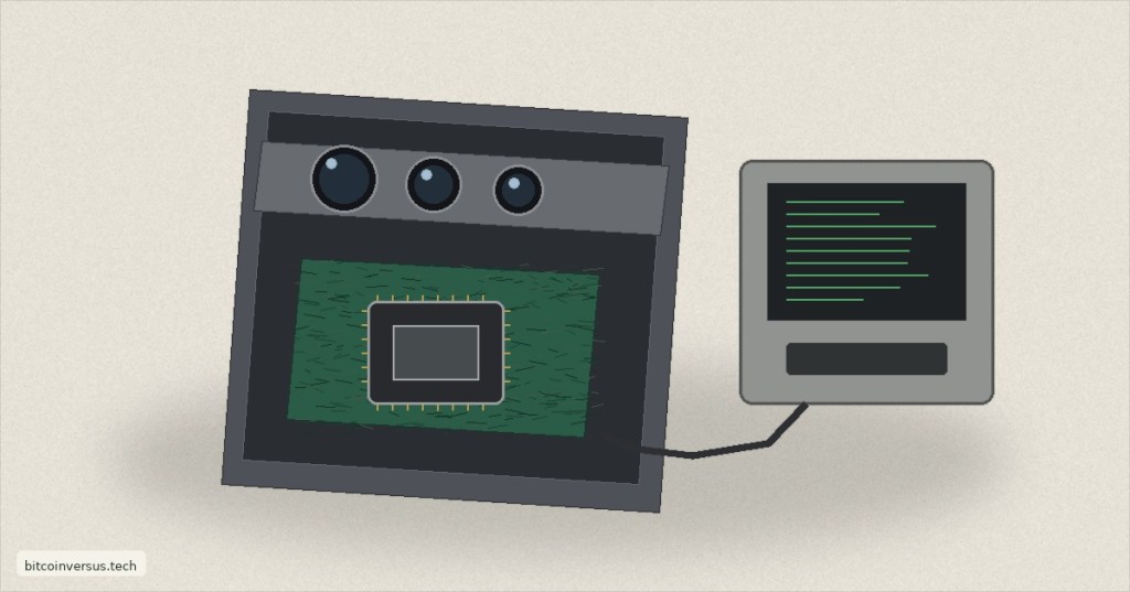 Realistic color-pencil editorial illustration of a Pixel 10 phone opened on a workbench with its Tensor G5 silicon and a Linux development terminal nearby.