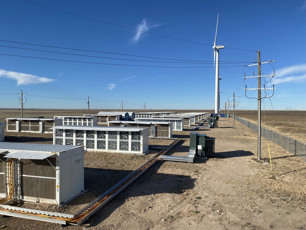 Cango mining infrastructure in Texas, photographed by the company