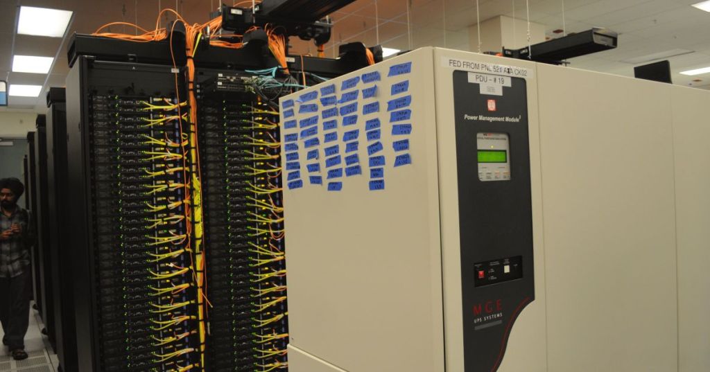 UPS power management equipment and server racks in a data center, used as the featured image for a reliability-engineering lesson.